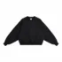 Boxy Deconstructed Raglan Sleeve Crewneck Sweatshirt #Y6317