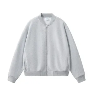 Fleece Zip-Up Varsity Jacket #L912