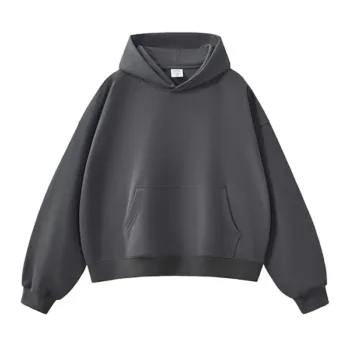 BOXY” Cropped Wide 420G Heavyweight Terry American-Style Hoodie  #M8311