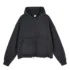 Washed 420G Loopback Pure Cotton Raw-Edge American-Style FOG Hoodie  #M8318