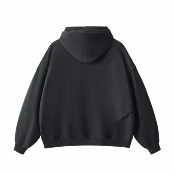Washed Series with Rolled Hem Splicing FOG Color Palette Heavyweight French Terry #M8306