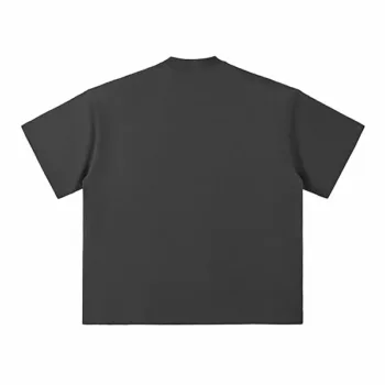 Heavyweight Pure Cotton Mock Neck Short-Sleeve T-Shirt in FOG Earth Tone Series  #DX8809
