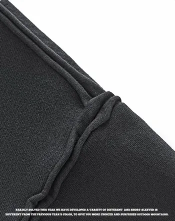 Washed Series with Rolled Hem Splicing FOG Color Palette Heavyweight French Terry #M8306
