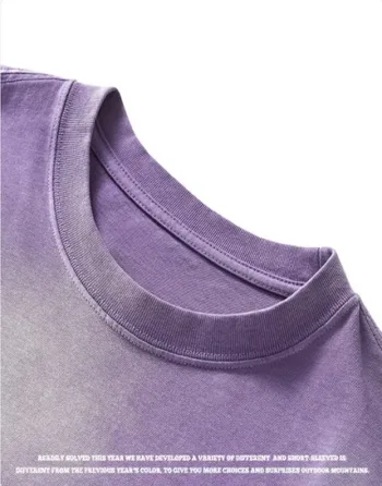 Monkey Wash / Spray Washed 100% Cotton Short-Sleeve T-Shirt  #SS302