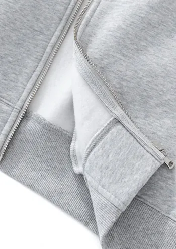 Fleece Zip-Up Varsity Jacket #L912