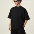 Heavyweight Pure Cotton Mock Neck Short-Sleeve T-Shirt in FOG Earth Tone Series  #DX8809