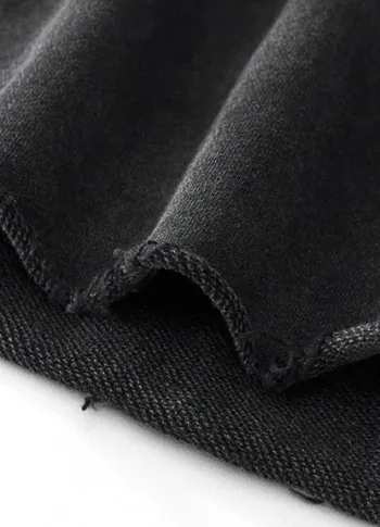 Washed 420G Loopback Pure Cotton Raw-Edge American-Style FOG Hoodie  #M8318