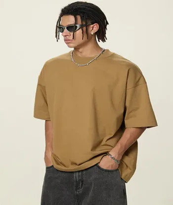 Pure Cotton Heavyweight FOG Earth Tone Series T-Shirt  #DX8802