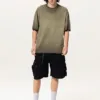 Washed American-Style 100% Cotton Short-Sleeve T-Shirt  #SS301