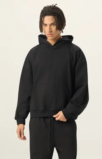 BOXY” Cropped Wide 420G Heavyweight Terry American-Style Hoodie  #M8311