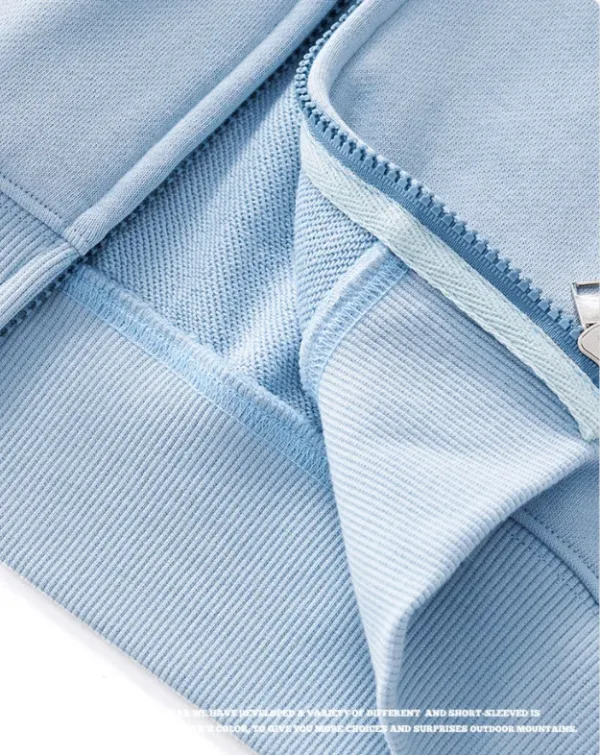 Classic French Terry Dopamine/FOG Style Heavyweight Zip-Up Hoodie #DY007