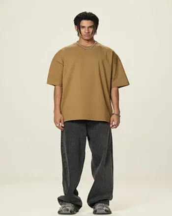 Pure Cotton Heavyweight FOG Earth Tone Series T-Shirt  #DX8802