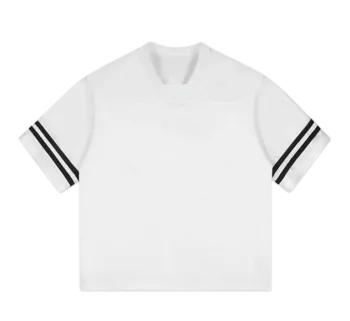 V-Neck Retro Hollow-Out Short Sleeve European-American Style Striped Color-Block T-Shirt  #DX8825