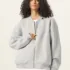 Fleece Zip-Up Varsity Jacket #L912