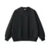 Side-Slit Layered Fleece-Lined Thickened Crewneck Sweatshirt #Y6302