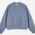Boxy Fit Distressed Washed Thick Fleece Hoodie #Y6305