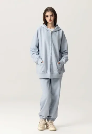 Classic French Terry Dopamine/FOG Style Heavyweight Zip-Up Hoodie #DY007