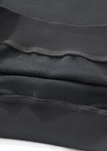 Boxy Deconstructed Raglan Sleeve Crewneck Sweatshirt #Y6317