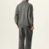 Clean Fit Collegiate Style Heavyweight Collared Polo Sweatshirt  # Y6303