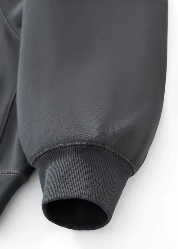 Boxy Deconstructed Raglan Sleeve Crewneck Sweatshirt #Y6317