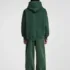 C-23842 + C-23843 Batik Wash Vintage Distressed Fleece Hoodie Two-Piece Set