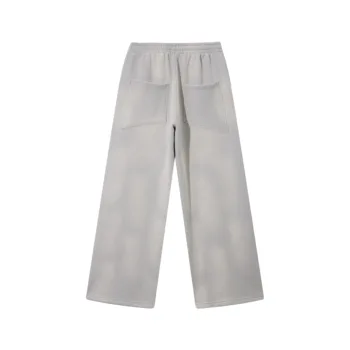 C-1236 Distressed Ripped Washed Baggy Sweatpants
