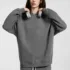 C-HL23803 Fleece-Lined Thickened Loose Crewneck Sweatshirt