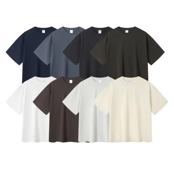 C-K1165 Sorona Drop Shoulder Mint Ice Cream T-Shirt