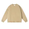 C-HL23803 Fleece-Lined Thickened Loose Crewneck Sweatshirt