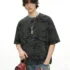 C-S26012 Boxy Vintage Camo Burnout 240GSM T-Shirt