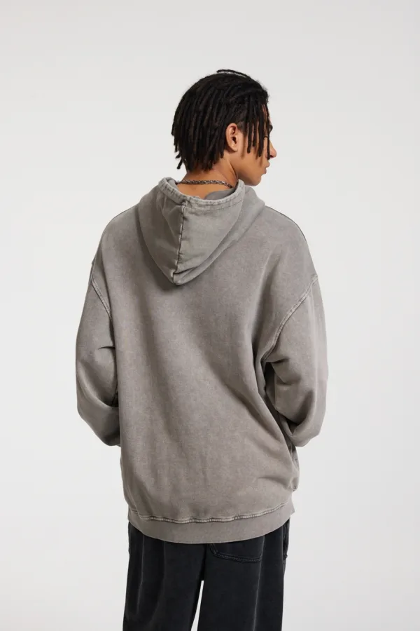 C-HL1215 High Street Heavyweight Batik Washed Vintage Hoodie