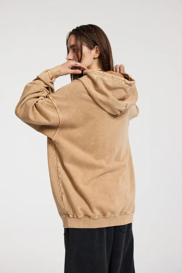 C-HL1215 High Street Heavyweight Batik Washed Vintage Hoodie