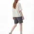 C-K1160 Washed Shoulder Distressed 305GSM T-Shirt