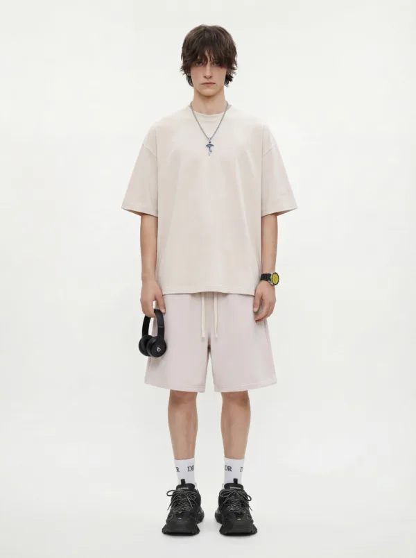 C-K1158 + K1159 Heavyweight Vintage Washed Relaxed Casual Set