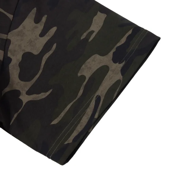 C-S26012 Boxy Vintage Camo Burnout T-Shirt