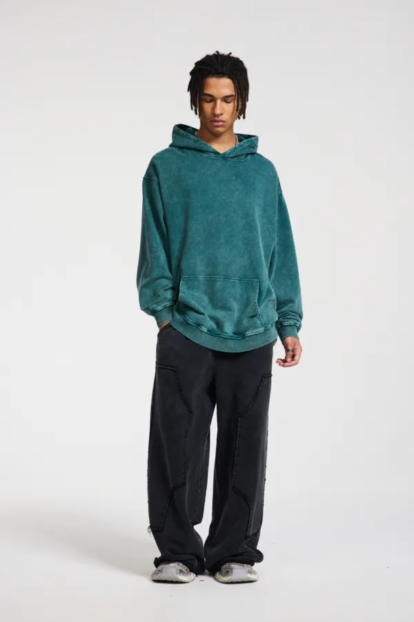 C-HL1215 High Street Heavyweight Batik Washed Vintage Hoodie