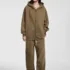 256385be C-HL1216 Batik Washed Vintage Fleece Double-Zip Sweatshirt