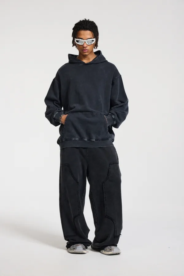 C-HL1215 High Street Heavyweight Batik Washed Vintage Hoodie