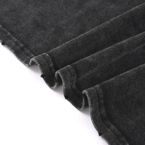 C-HL2424 Distressed Batik Raw Edge Tank Top