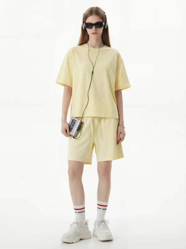 C-K1158 + K1159 Heavyweight Vintage Washed Relaxed Casual Set