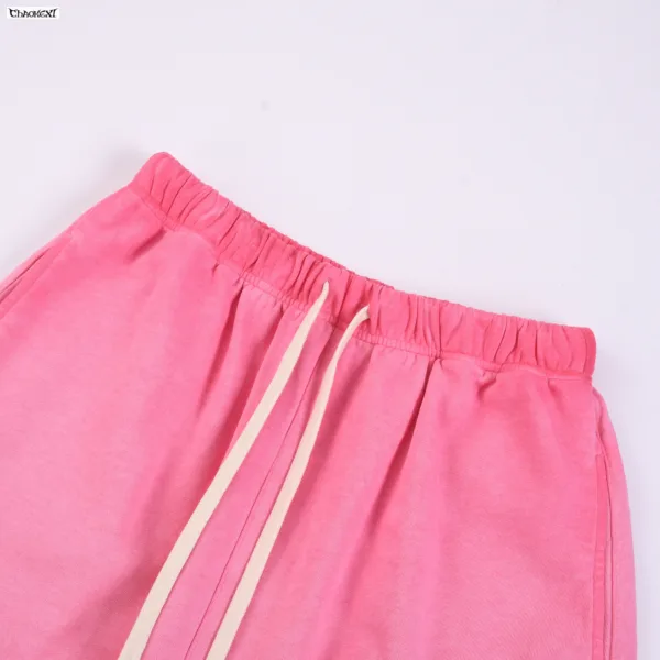 C-HL1237+1238 Heavyweight Washed Vintage Casual Two-Piece Set