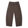 C-S26010 Multi-Pocket Wide-Leg Woven Cargo Trousers