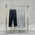 C-1282 Raw Hem Patchwork Distressed Monkey Wash Casual Trousers