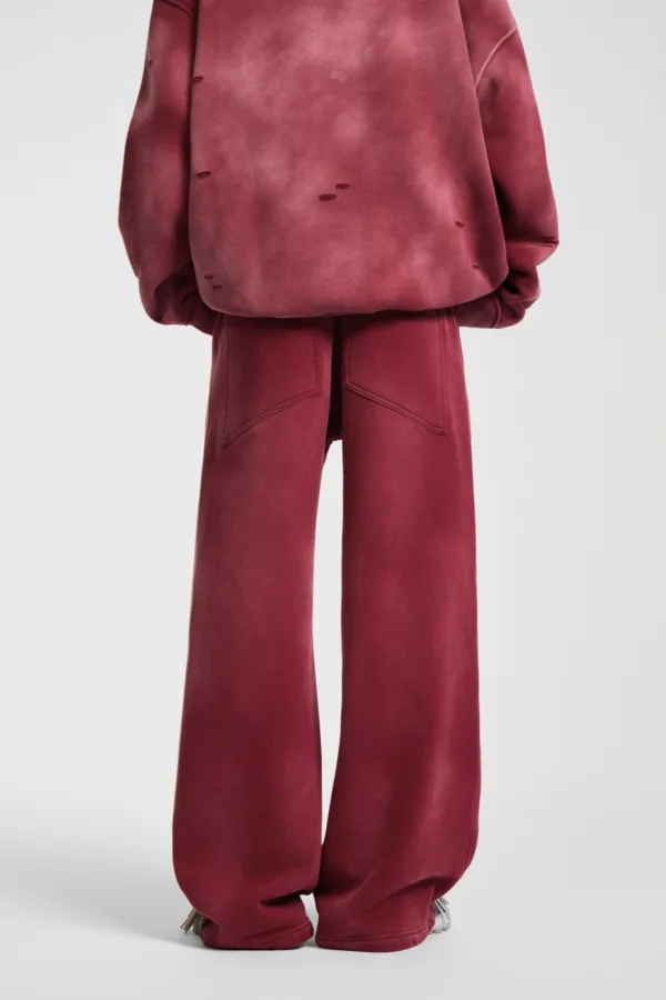 C-1236 Distressed Ripped Washed Baggy Sweatpants