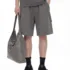 C-S26008 Vintage Washed Striped Sports Shorts