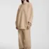 C-HL23803 Fleece-Lined Thickened Loose Crewneck Sweatshirt