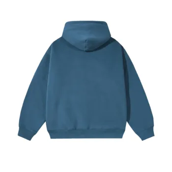 C-HL23807 Fleece-Lined Thickened Loose-Fit Hooded Sweatshirt