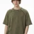 C-HL1243 Batik Raglan Raw Hem 350GSM T-Shirt
