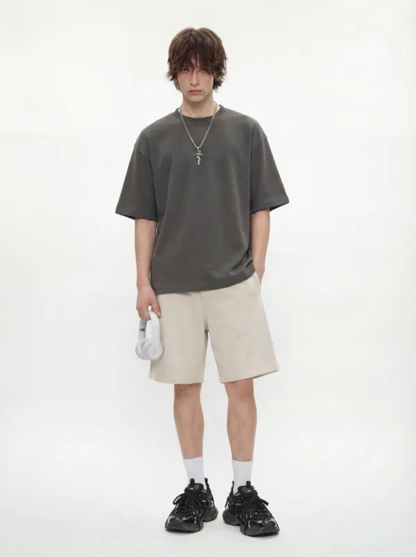 C-7603 Heavyweight Waffle Knit Short Sleeve T-Shirt