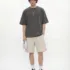 C-7603 Heavyweight Waffle Knit Short Sleeve 330GSM T-Shirt